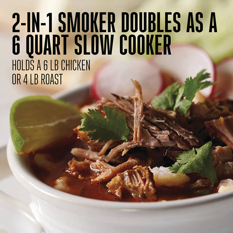 2-In-1 Indoor Smoker & Slow Cooker - Image 3