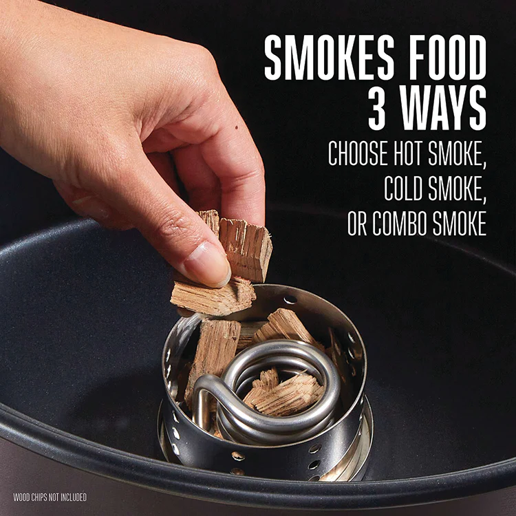 2-In-1 Indoor Smoker & Slow Cooker - Image 4